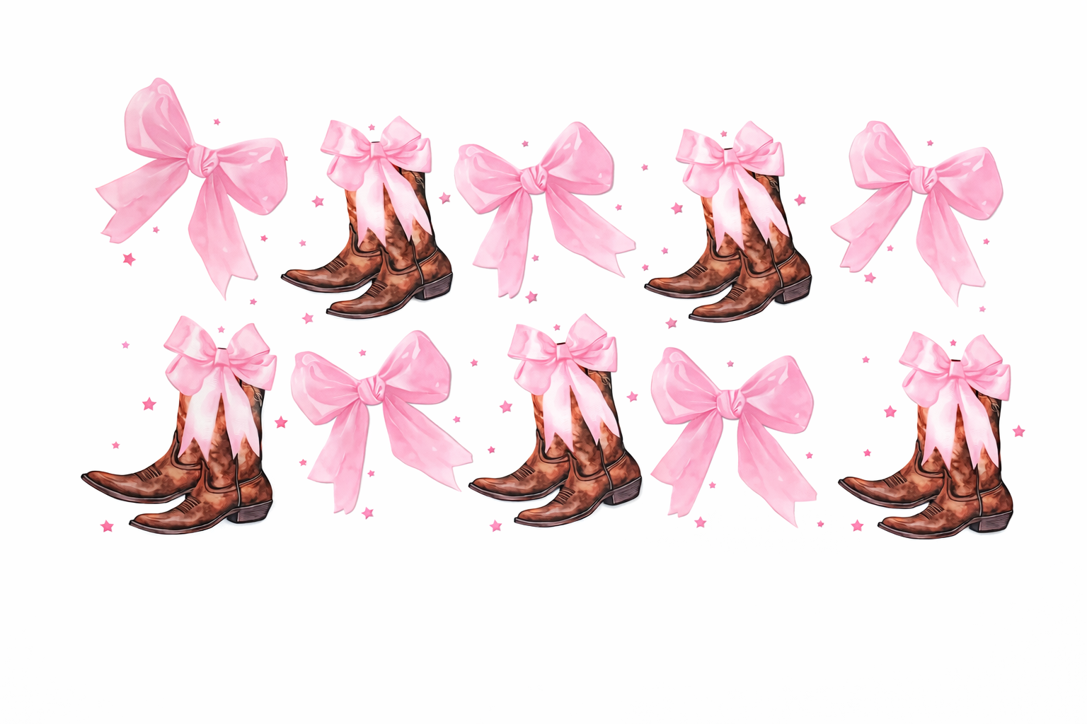 Cowgirl Boots & Bows #WST008