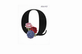 “Q” Black Floral Alphabet #AI043
