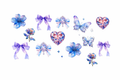 Crystal Hearts & Butterflies #BG063