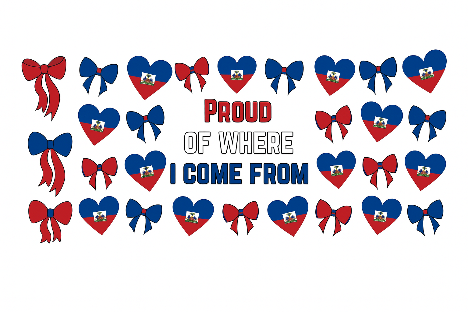 Proud Of Where I Come From: Haitian Flag #CFL001