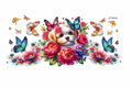 Puppy & Butterflies #PTS026