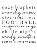Cozy Blanket… Single Color Screen Print SP-FL01