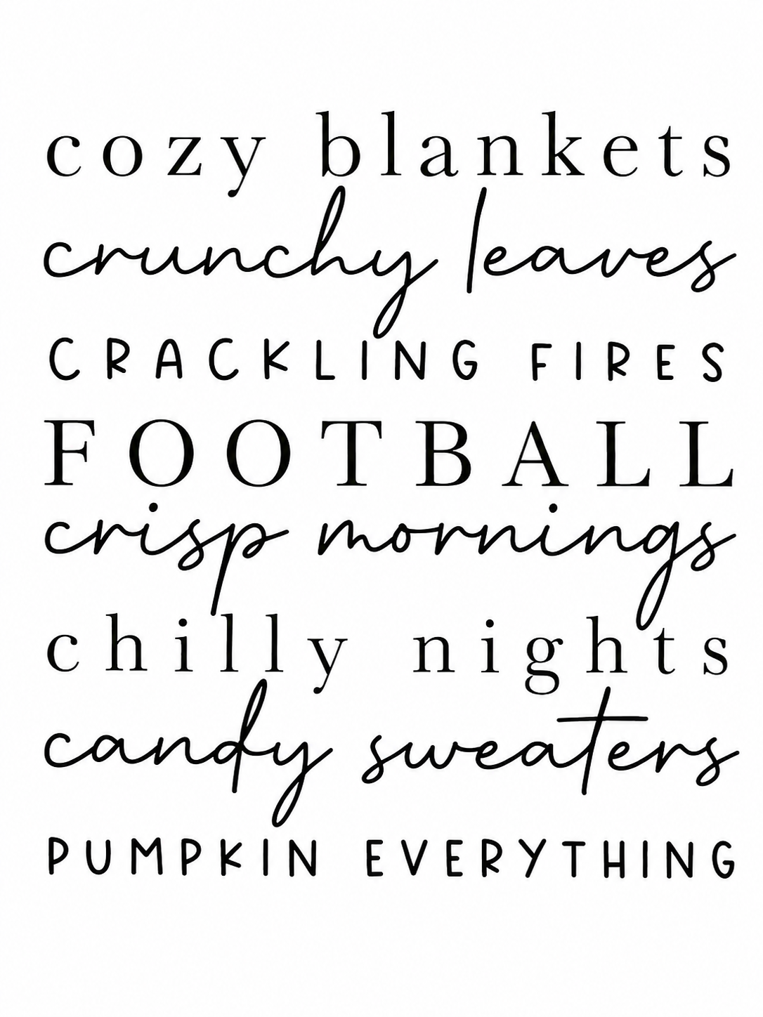Cozy Blanket… Single Color Screen Print SP-FL01