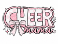 Cheer Mama Glitter Clear Film Screen Print Transfer CF-MM07