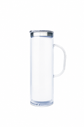 20 oz Stainless Steel Customizable Snow Globe Tumbler Cup - Handle*