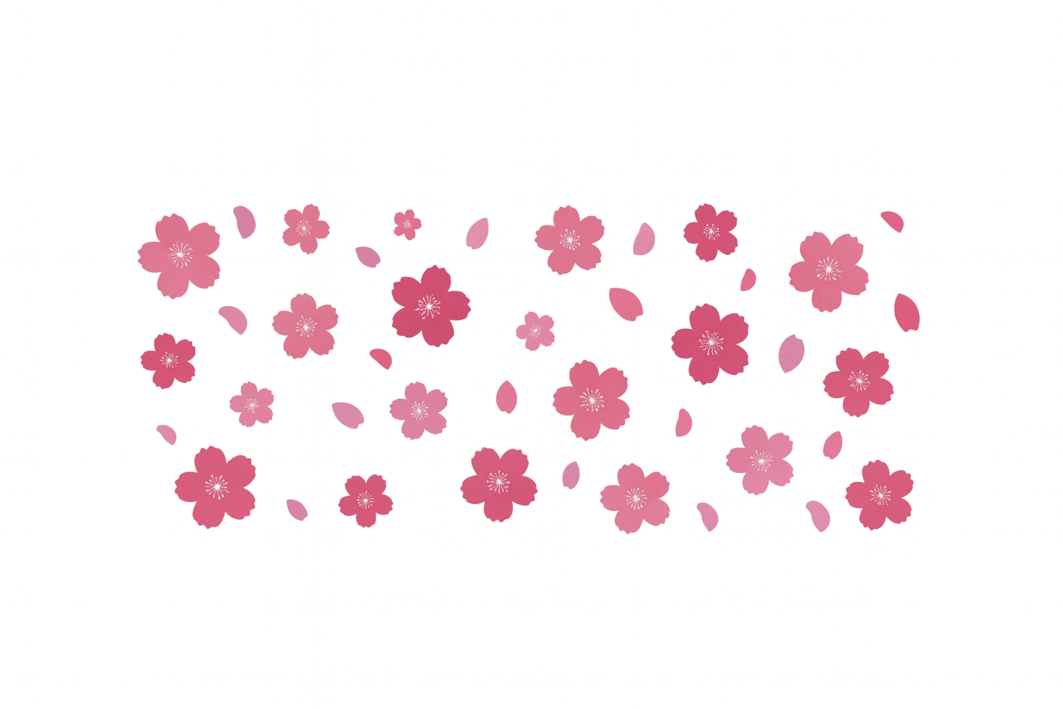 Pink Flowers and Petals #FLR035 FLR