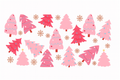 Pink Christmas Trees #CHR078