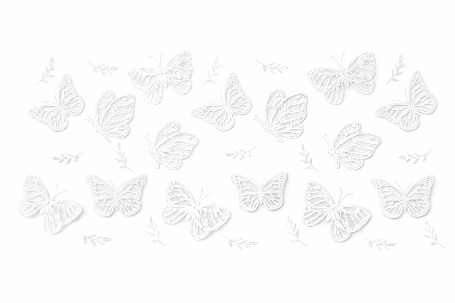 White Butterflies #BG060