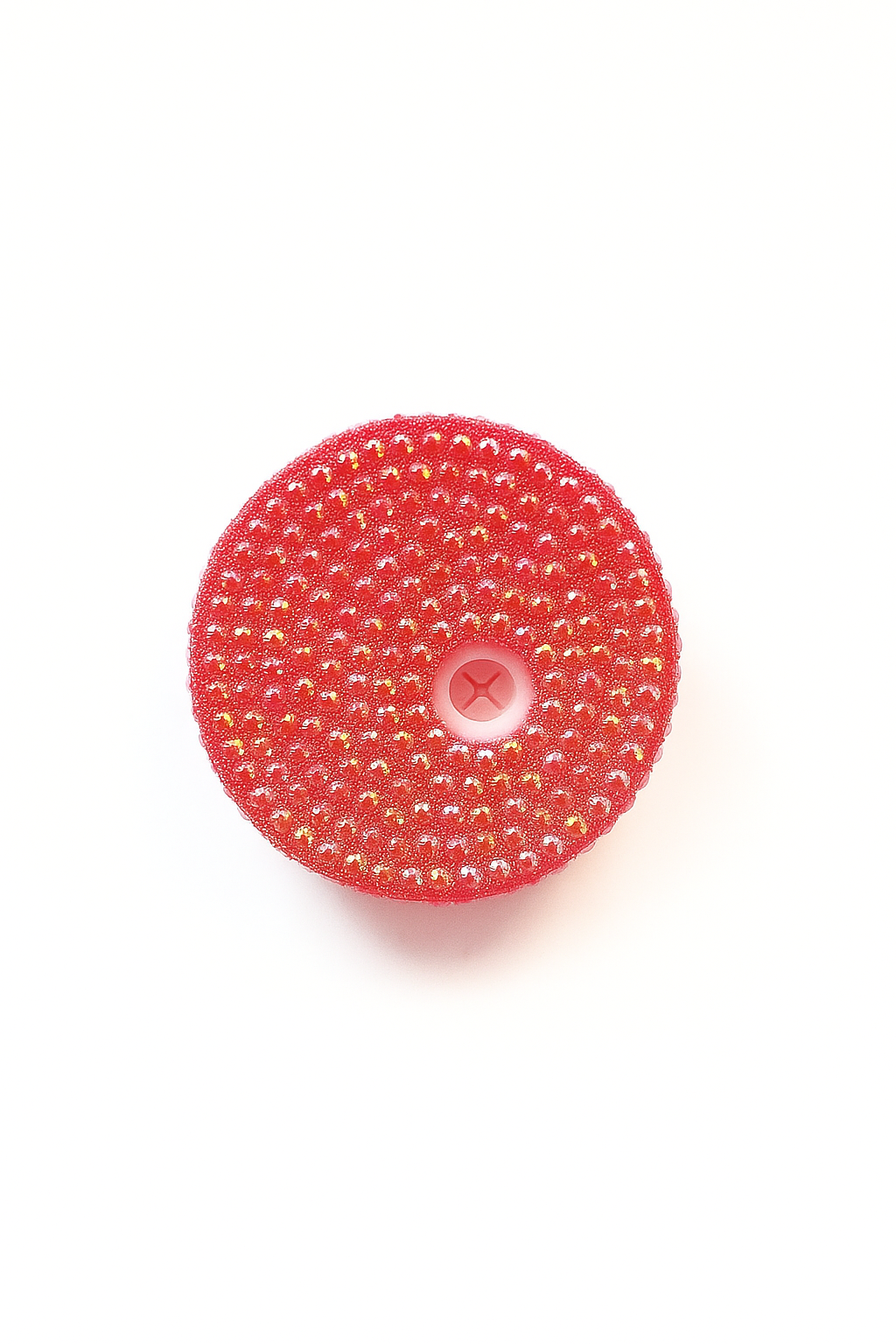 Red Rhinestone Lid