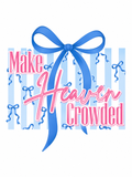 Make Heaven Crowded Glitter Clear Film Screen Print Transfer CF-FAI06