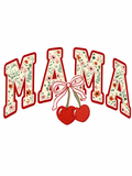 Mama Cherries Glitter Clear Film Screen Print Transfer CF-MM03