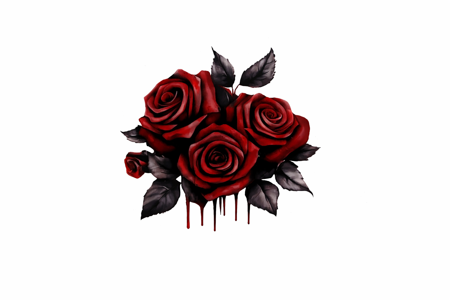 Vintage Red Roses #FLR022