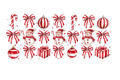 Red Striped Christmas #CHR087