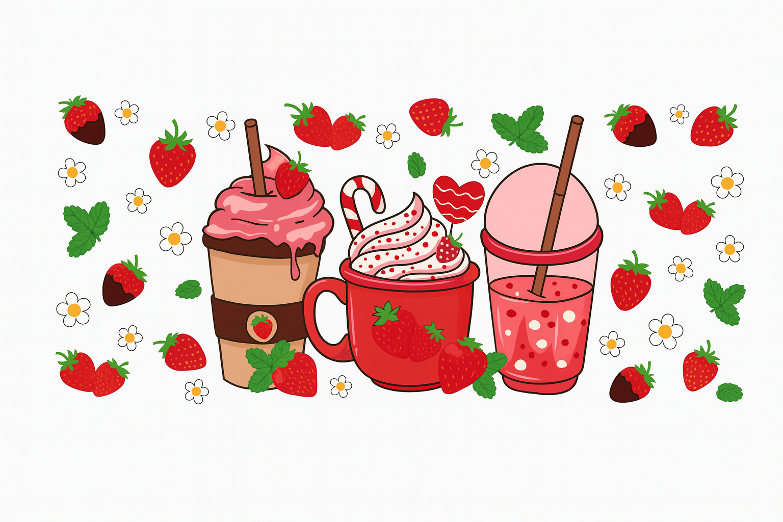 Strawberry Drinks #FRU012