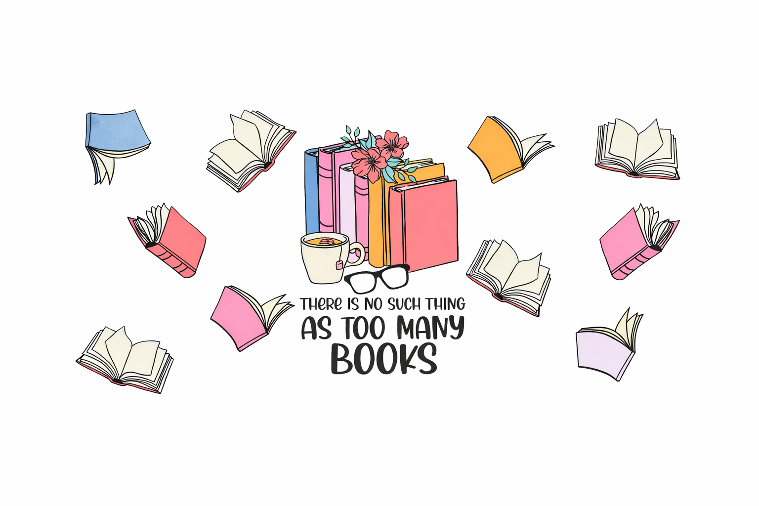 There is No Such Thing As Too Many Books #BK004