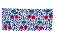 Beautiful Blue Printed Cherries #FRU001