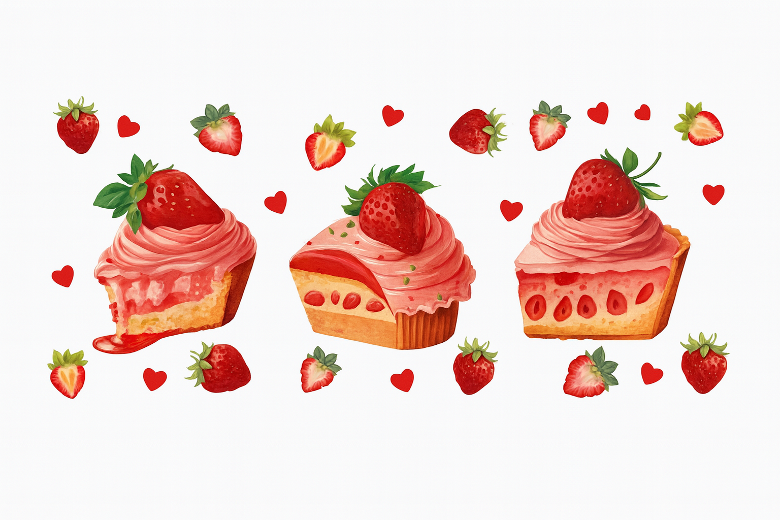 Strawberry Dessert #FRU013