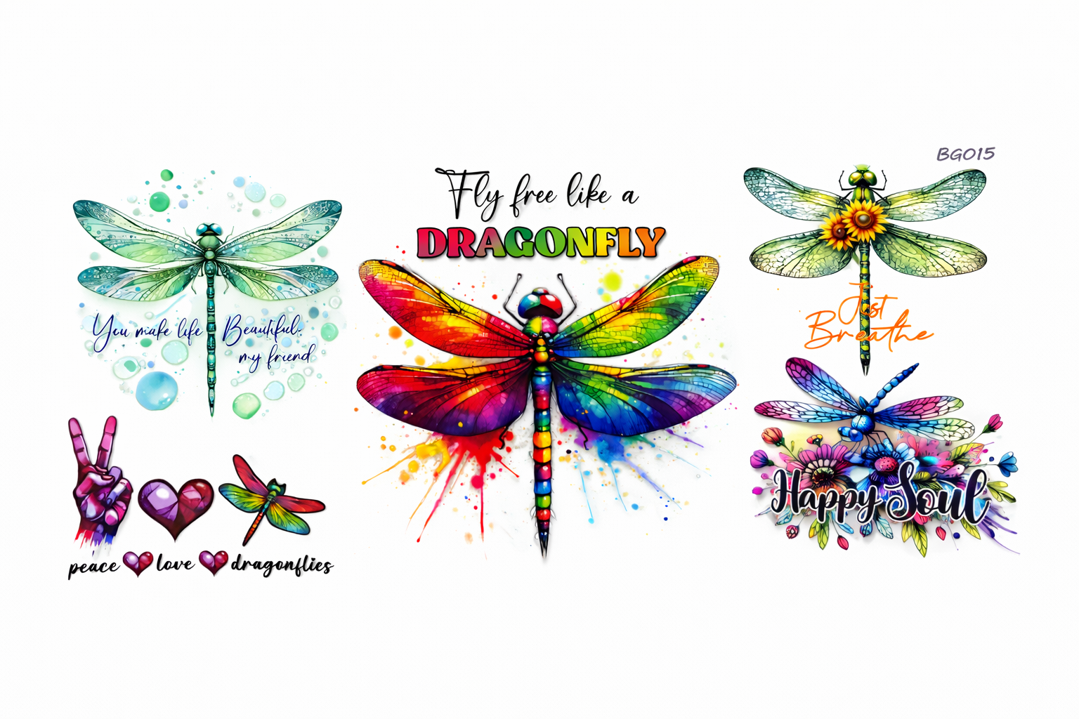 Fly Free Like a Dragonfly #BG015
