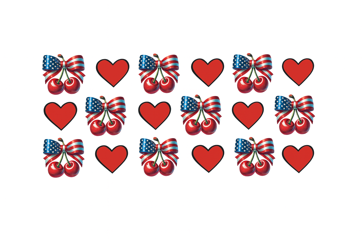 American Hearts and Bows #AMA001