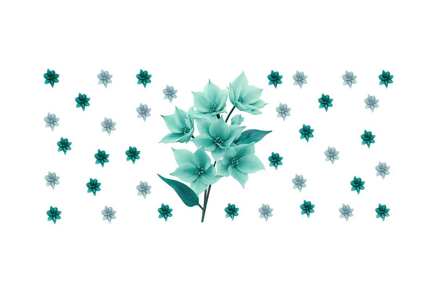 Dainty Blue Flower #FLR032