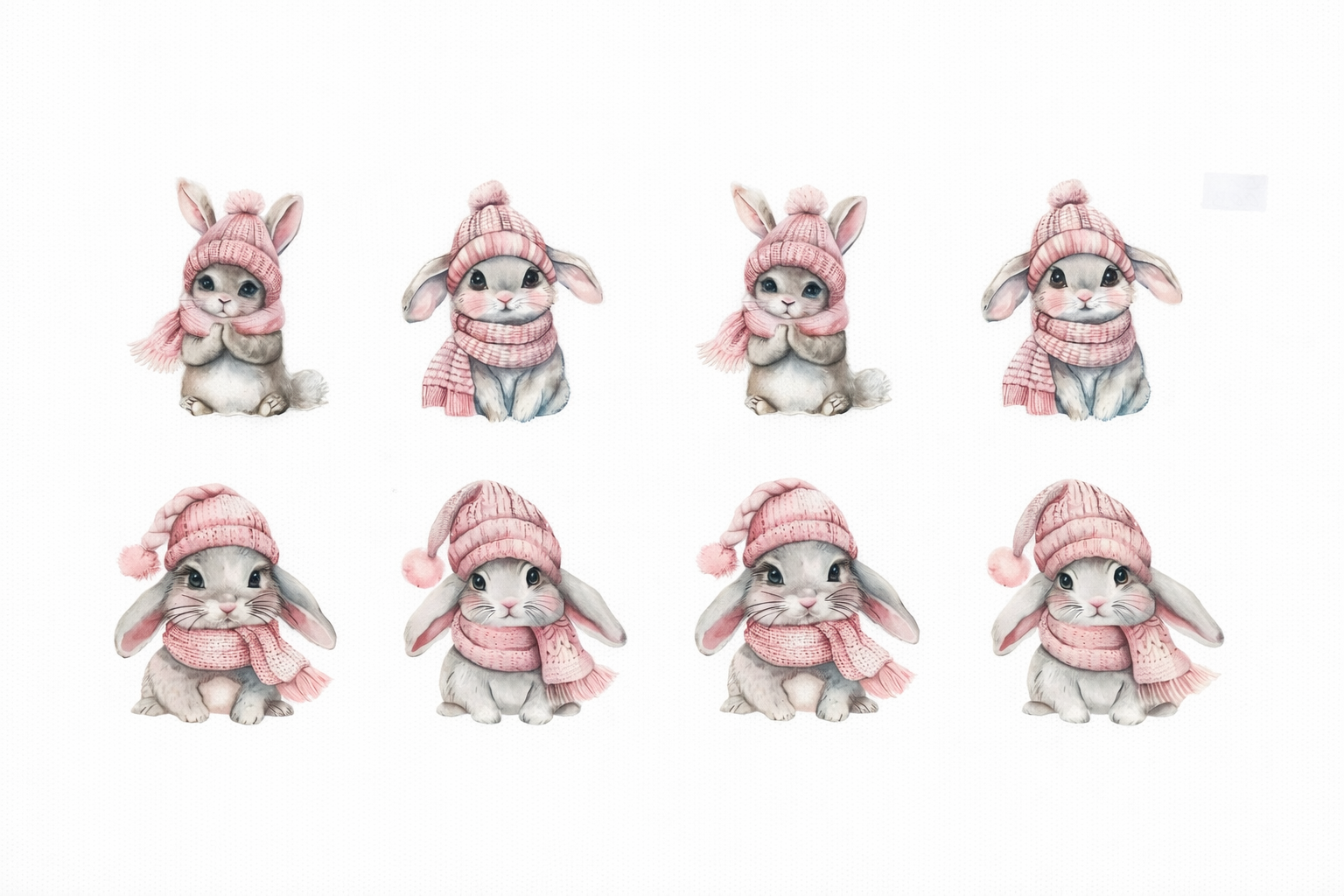 Bundled Up Bunnies #EST003