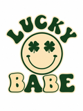 Lucky Babe Glitter Clear Film Screen Print Transfer CP-STP02
