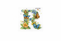 “R” Butterfly Garden Alphabet #AI070 - M