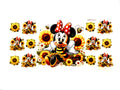 Mouse Sitting in Sunflowers #KDS061