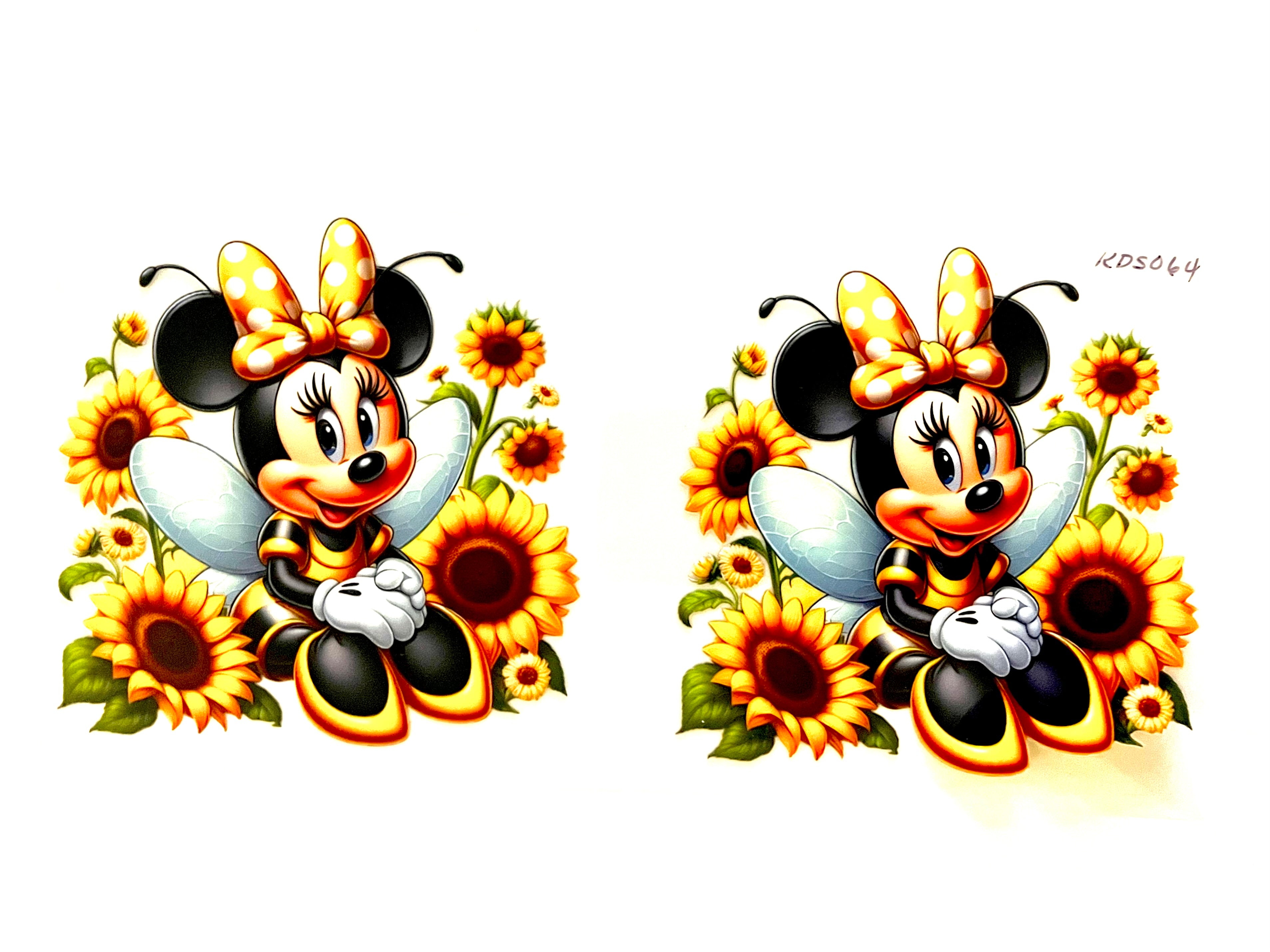 Sunflowers & Sitting Mouse #KDS064
