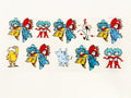 Dr. S Characters on Bows #KID039