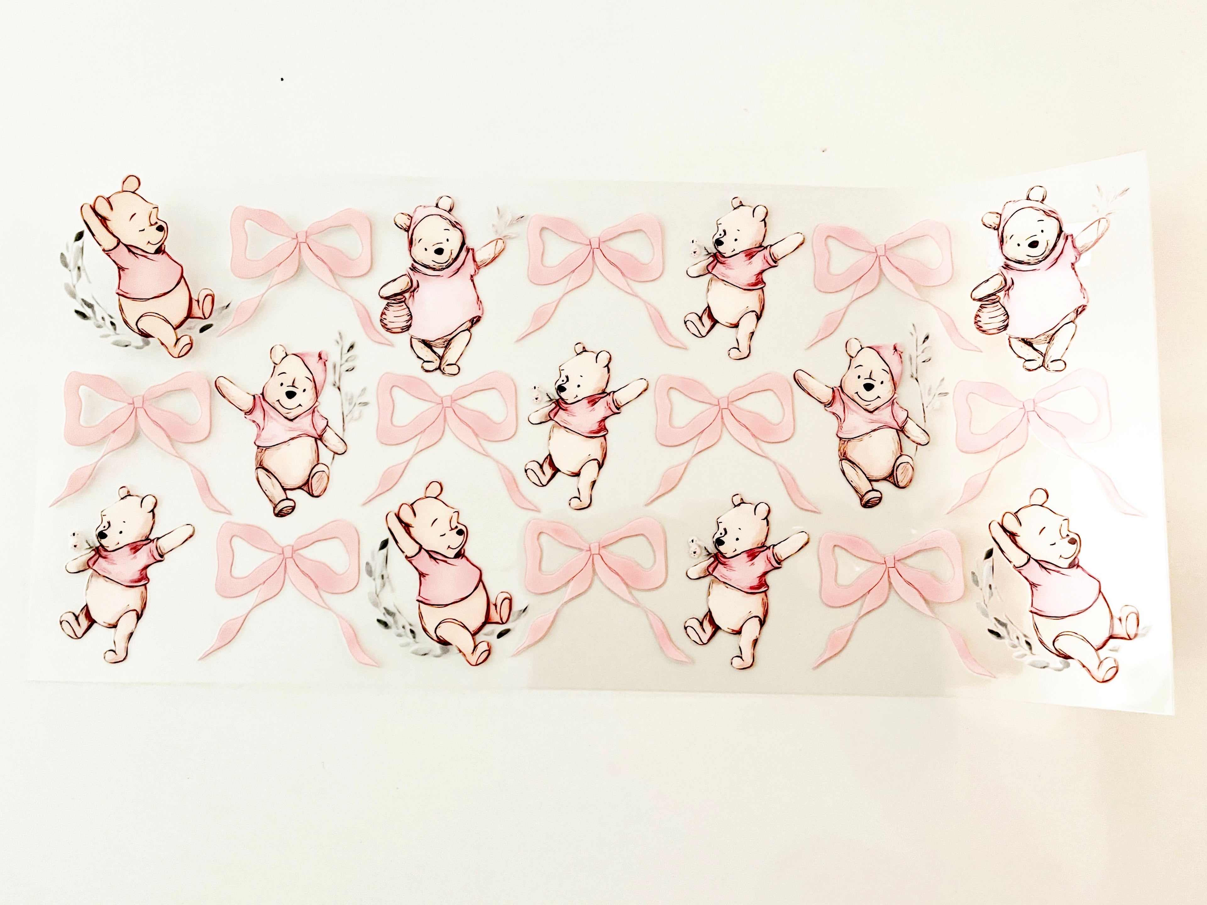 Pink Bows & Bear #KID107