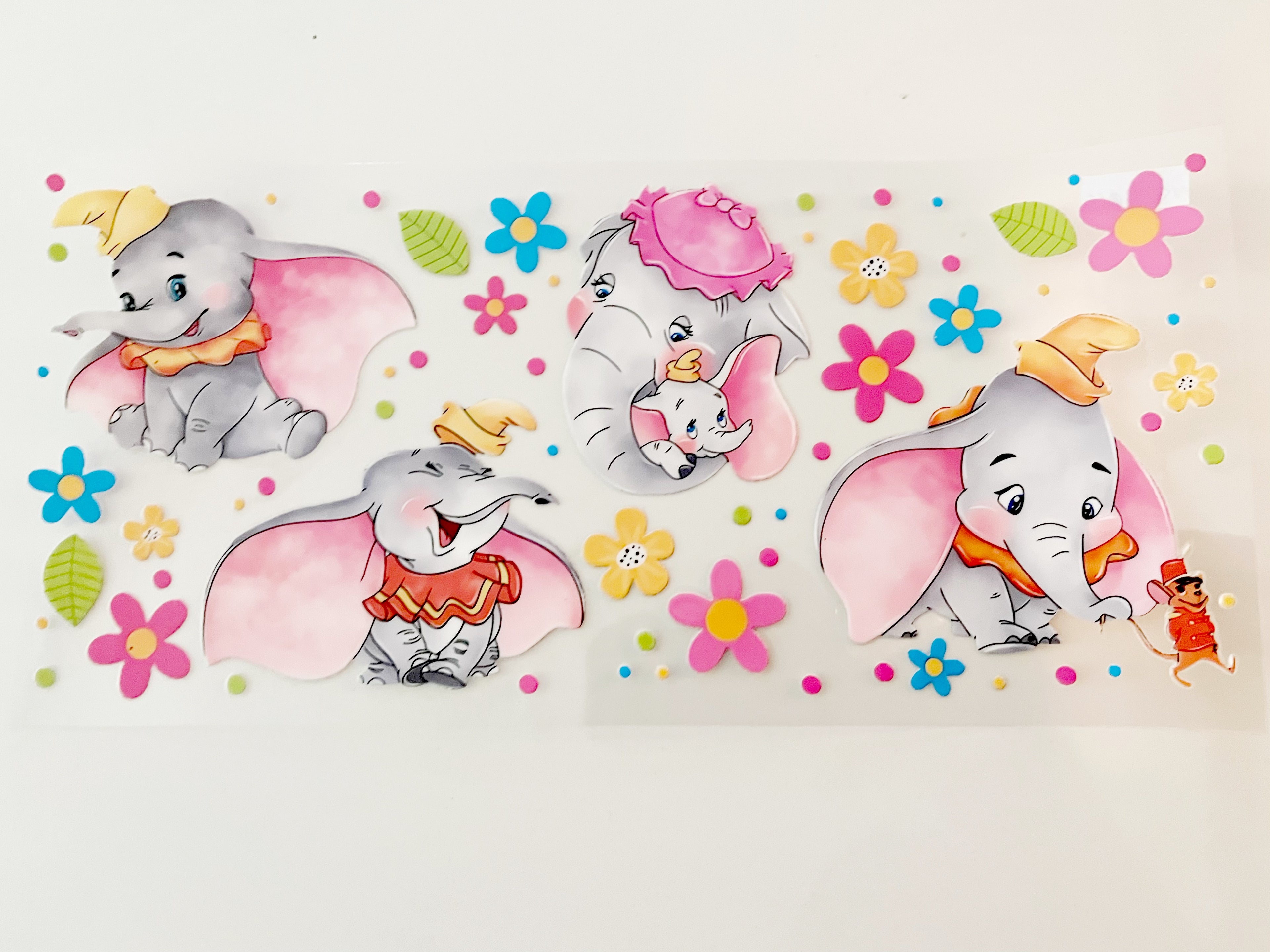 Elephant & Flowers #KID116