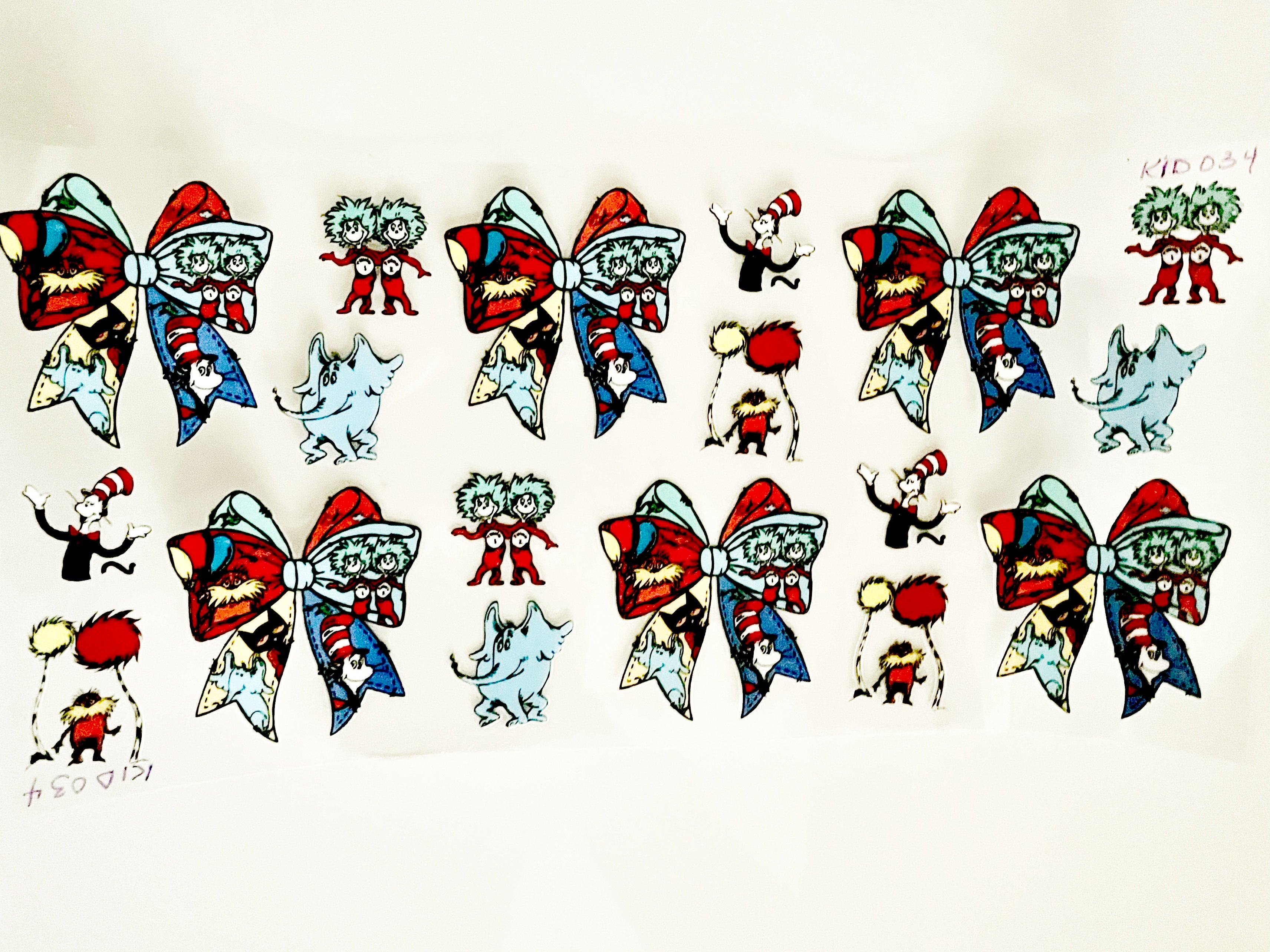 DR. S Character Bows #KID034